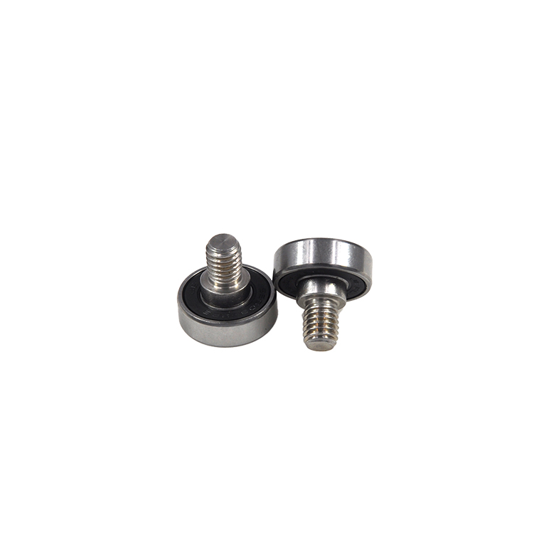 JS60924-7C3L10M8 M8x24x7mm M8 Shaft Rotary Motion Bearings Bolt Type Cam Followers Wheel Pin Bearing