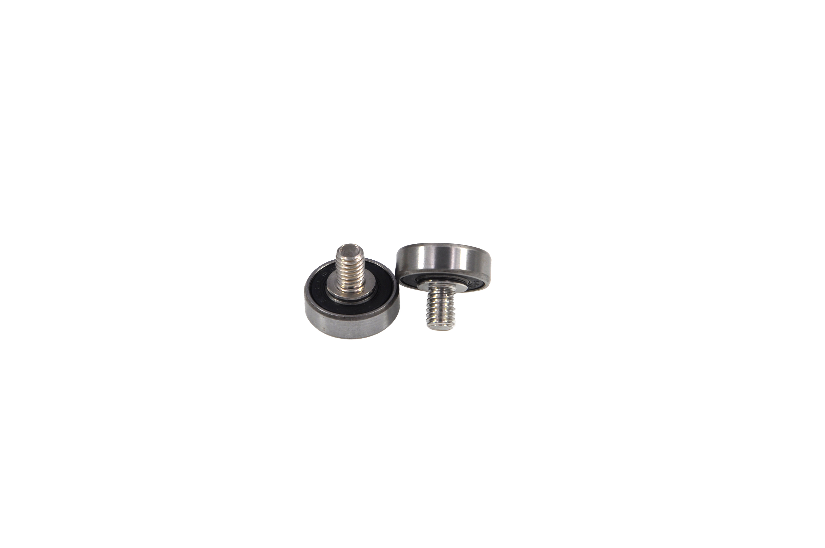 JS62619-6C1L8M6 M6x19x6mm Machine Equipment Roller Screw Bearing Wheel Stainless Steel Screw Pulley External thread bearing