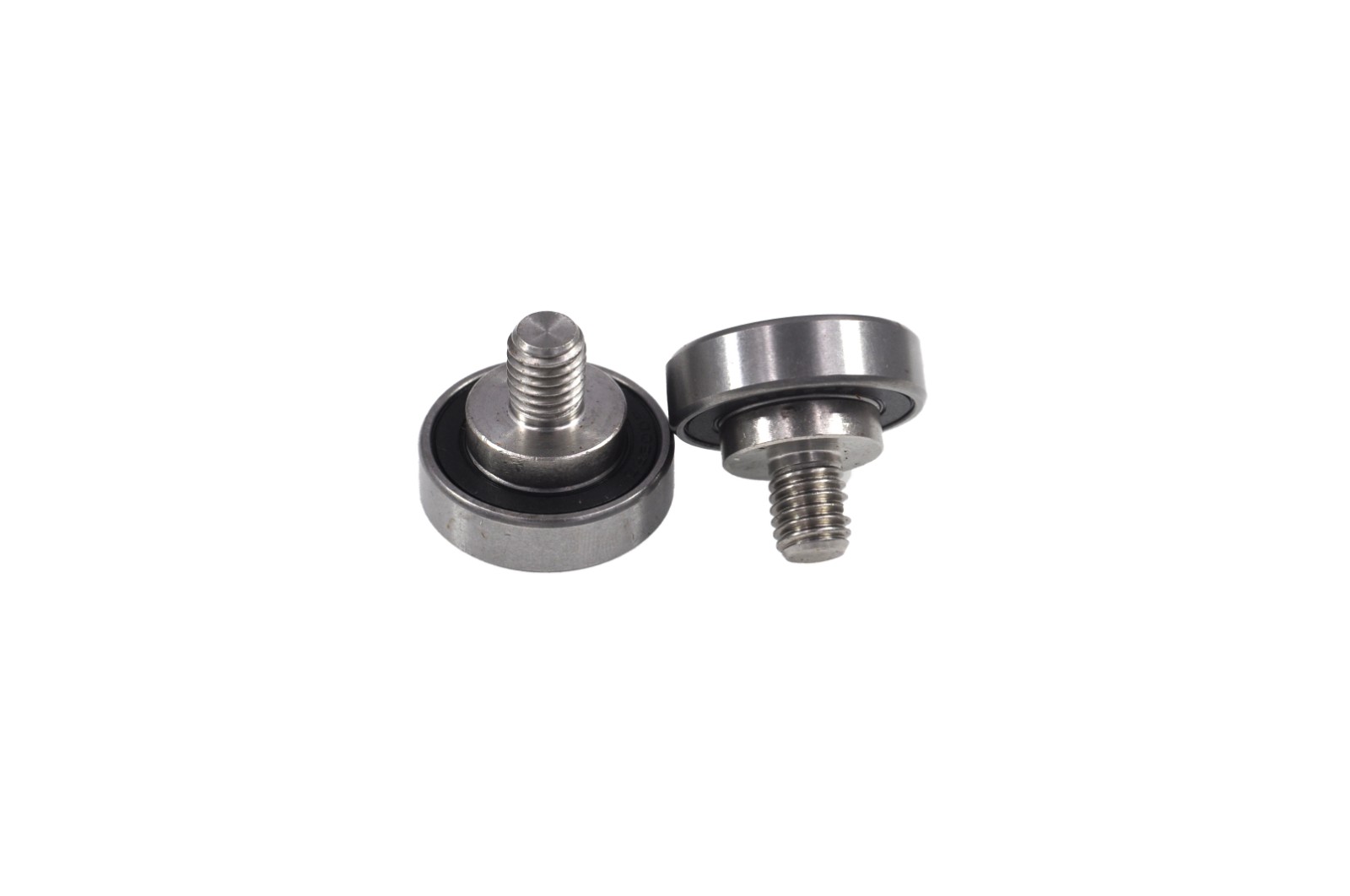 JS600128-8C5L12M10 M10x28x8mm external thread type bearing with stainless steel screw deep groove ball bearing