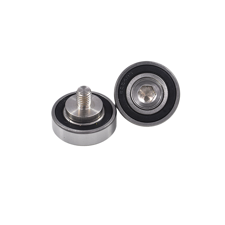 JS620235-11C4L12M10 M10x35x11mm Pulley With External Thread Screw Thread F Type Idler Bearing Pulley