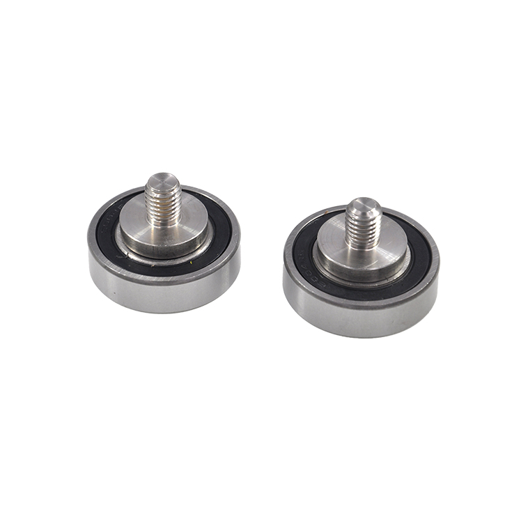 JS620235-11C4L12M10 M10x35x11mm Pulley With External Thread Screw Thread F Type Idler Bearing Pulley