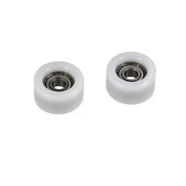 BS68517-10 5x17x10mm POM Plastic Coated Roller Wheels For Automatic Floor Cleaning Machine