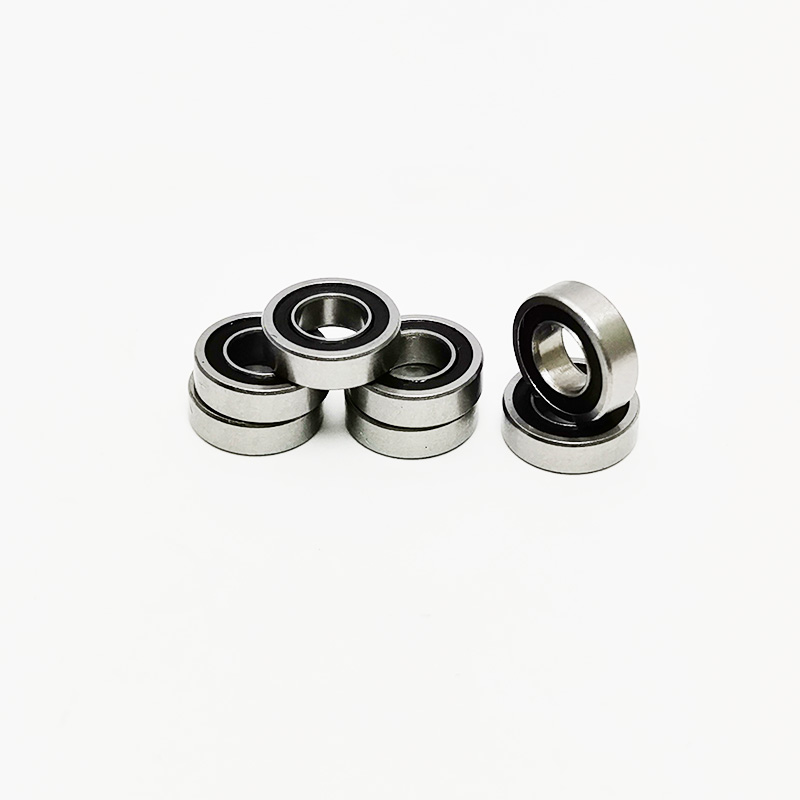 SMR105-2RS W3 5x10x3mm stainless steel miniature ball bearing with double-sided 2RS rubber seals; suitable for precision rotating components..jpg SMR105-2RS W3 5x10x3mm stainless steel miniature ball bearing with double-sided 2RS rubber seals; suitable for precision rotating components..jpg