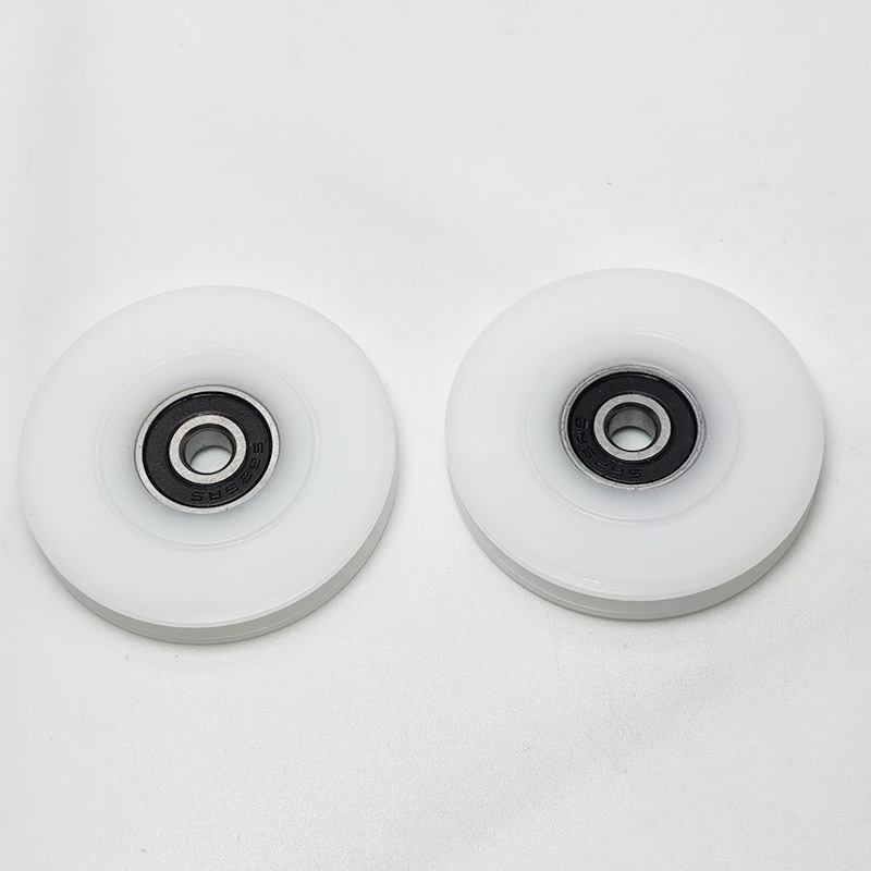 U Groove Pulley Bearing 625 BSUS62540-6 5x40x6mm ID 5MM OD 40MM Thickness 6MM POM Plastic U Groove Pulley Bearing.jpg